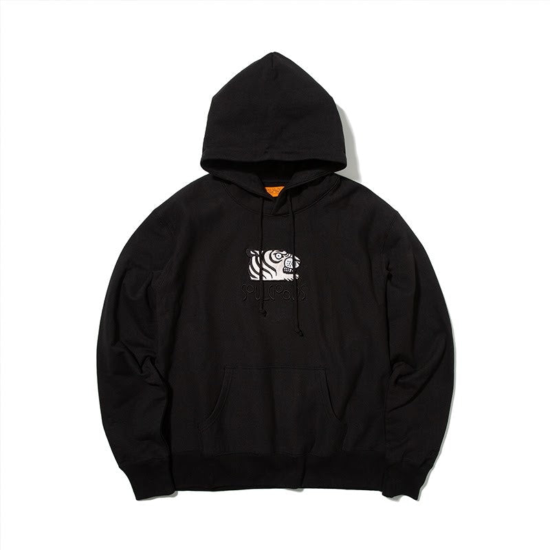 SOULGOODS Tiger Logo Hoodie Black