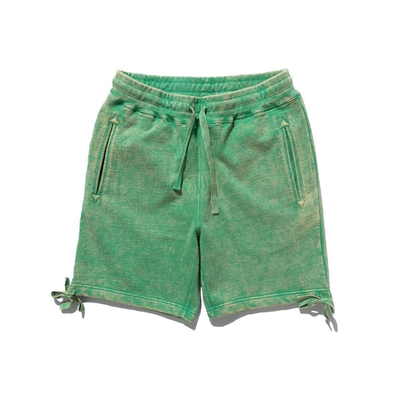 SOULGOODS Washed Knit Shorts Green