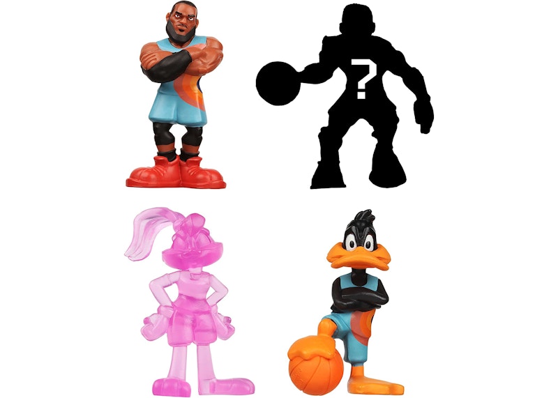 Space Jam A New Legacy - 4 Pack - 2" Lebron, Daffy Duck, Lola Bunny, & Mystery Action Figures - Starting Line Up