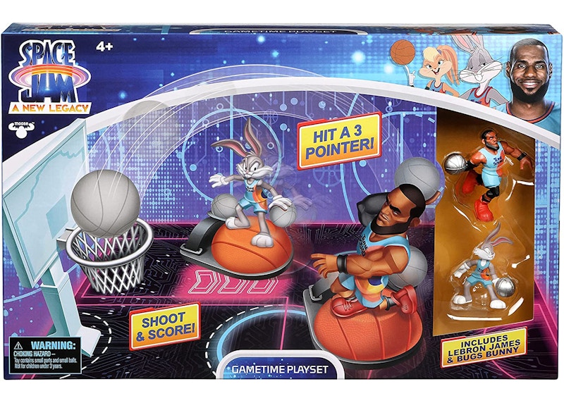 Space Jam A New Legacy - Gametime Playset with Lebron & Bugs Bunny Action Figures
