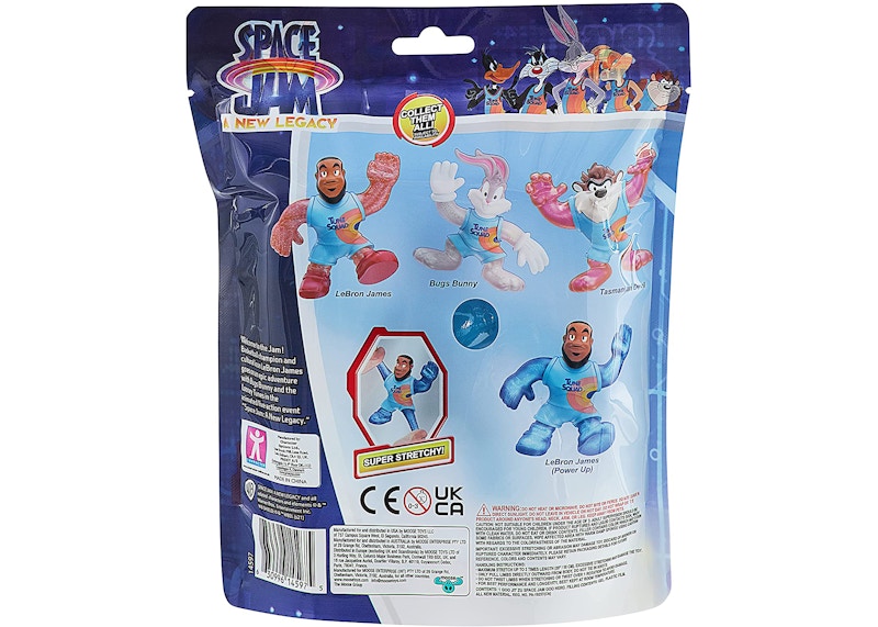 Space Jam Heroes of Goo JIT Zu A New Legacy - 5" Stretchy Goo Filled Action Figure - Lebron James (Power Up)