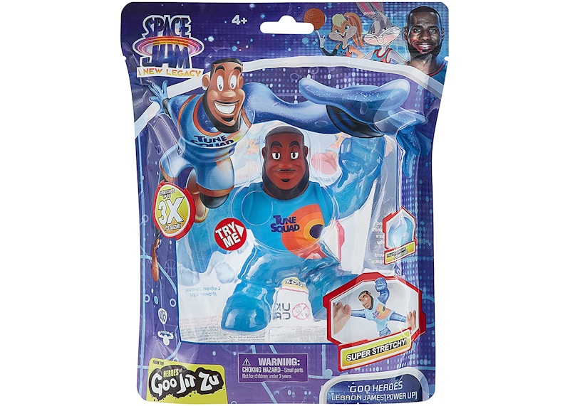 Space Jam Heroes of Goo JIT Zu A New Legacy - 5" Stretchy Goo Filled Action Figure - Lebron James (Power Up)