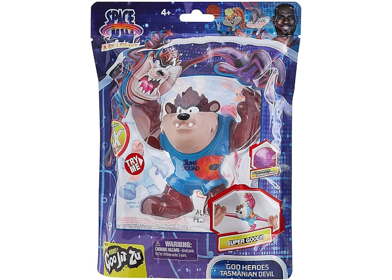 Space Jam Heroes of Goo JIT Zu A New Legacy - 5" Stretchy Goo Filled Action Figure - Tasmanian Devil Hero