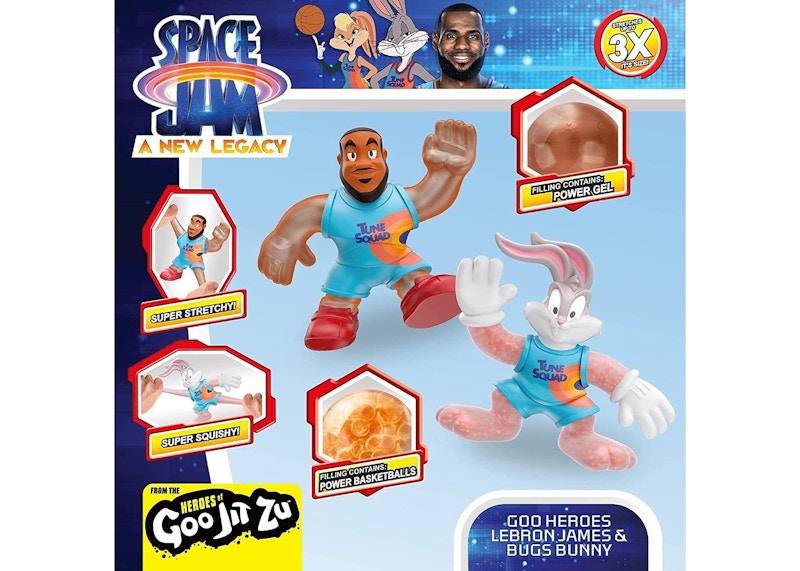 Space Jam Heroes of Goo JIT Zu A New Legacy - 5" Stretchy Goo Filled Action Figure - Versus Pack
