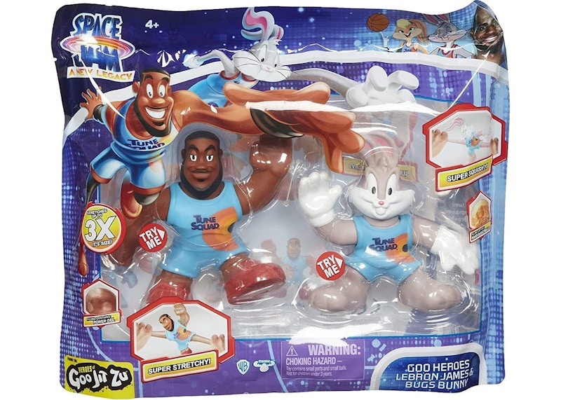 Space Jam Heroes of Goo JIT Zu A New Legacy - 5" Stretchy Goo Filled Action Figure - Versus Pack