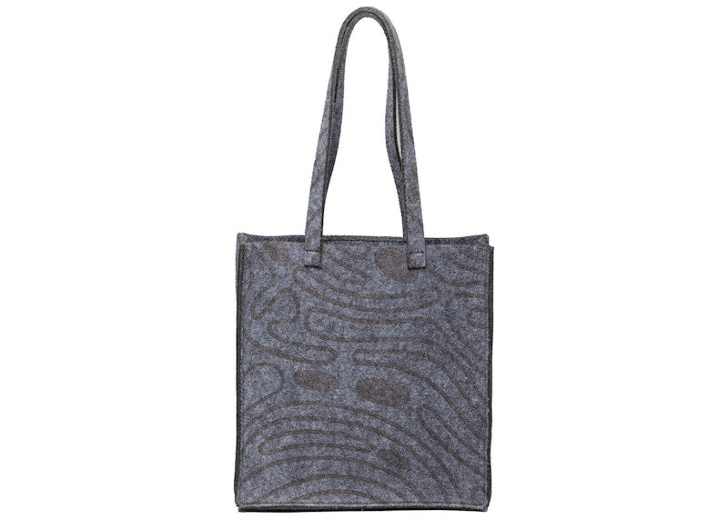 SPUNGE x Salehe Bembury Fat Felt Tote Concrete Paste/Bark