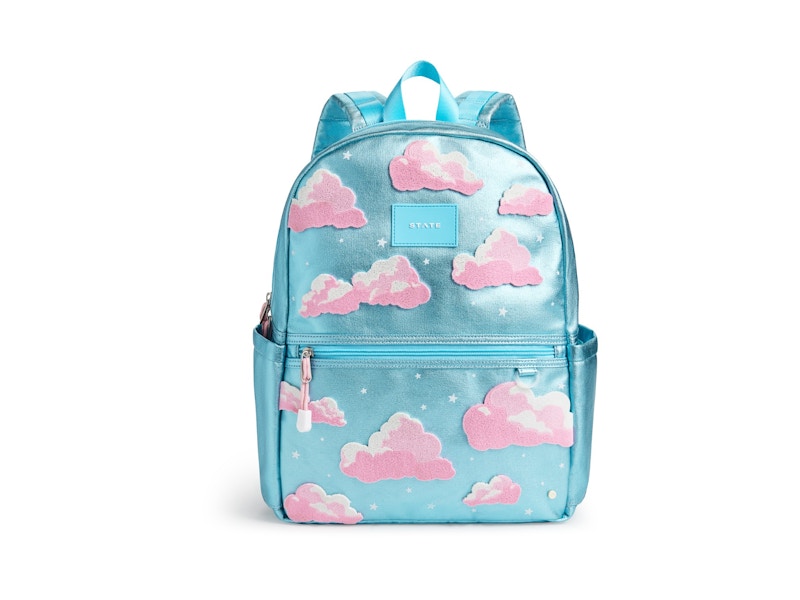 STATE Kane Double Pocket Backpack Metallic Clouds