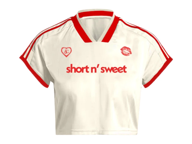 Sabrina Carpenter Short N' Sweet Soccer Jersey White/Red