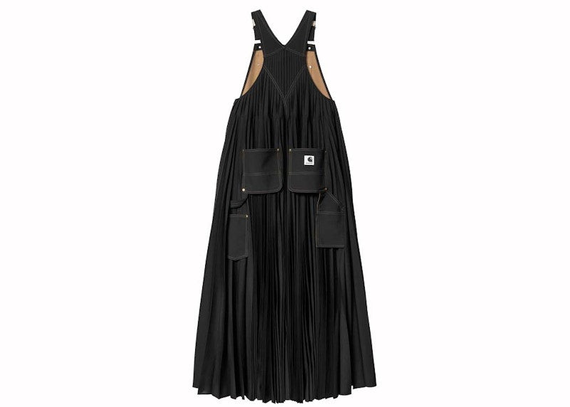 Sacai x Carharrtt WIP Women's Suiting Bonding Dress Black