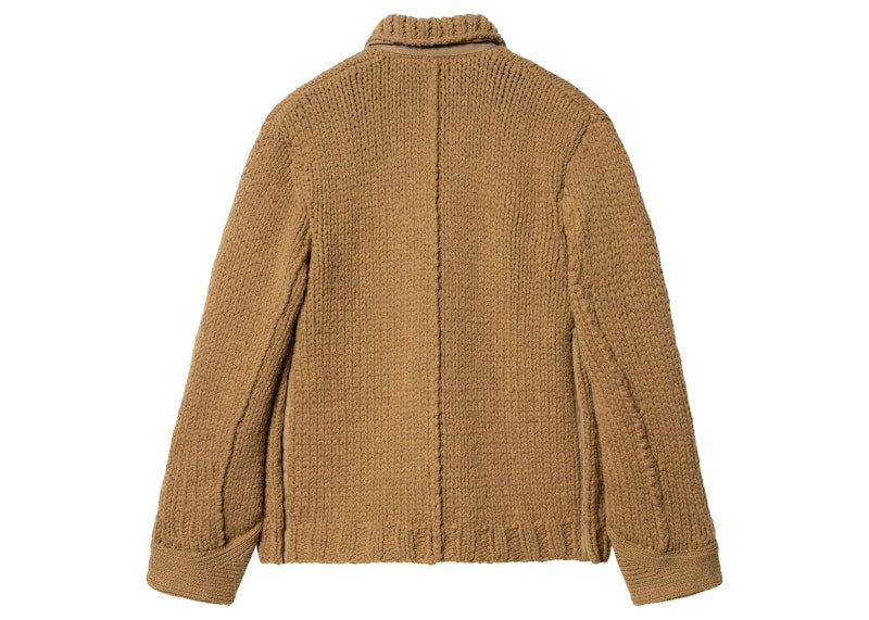 Sacai x Carhartt WIP Knit Michigan Jacket Beige