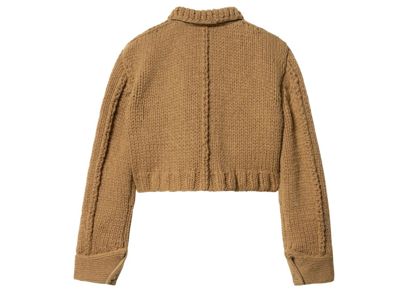 Sacai x Carhartt WIP Women's Knit Michigan Jacket Beige