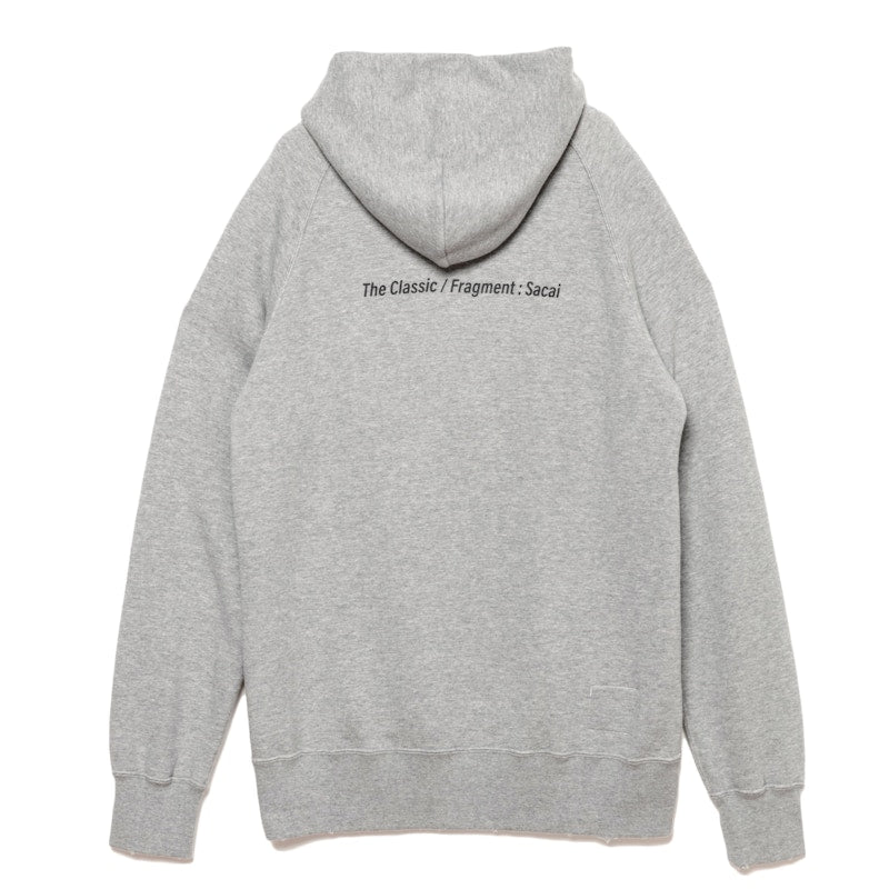 Sacai x Fragment The Classic Hoodie Grey