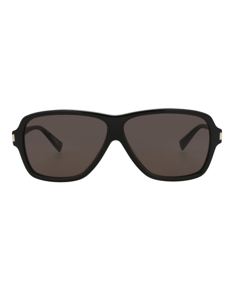 Saint Laurent Aviator-Frame Recycled Acetate Sunglasses Black Black Black (SL609CAROL-30014608-001)