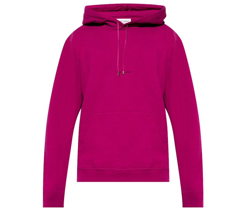 Saint Laurent Basic Hoodie Berry