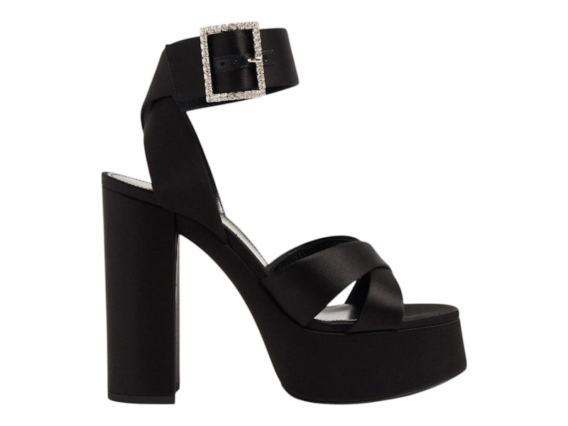 Saint Laurent Bianca Platform Sandals Black (Women's)