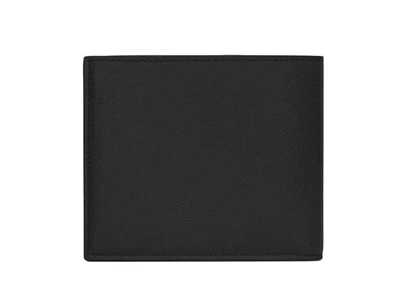 Saint Laurent Cassandre East/West Wallet Black Logo Matte Black