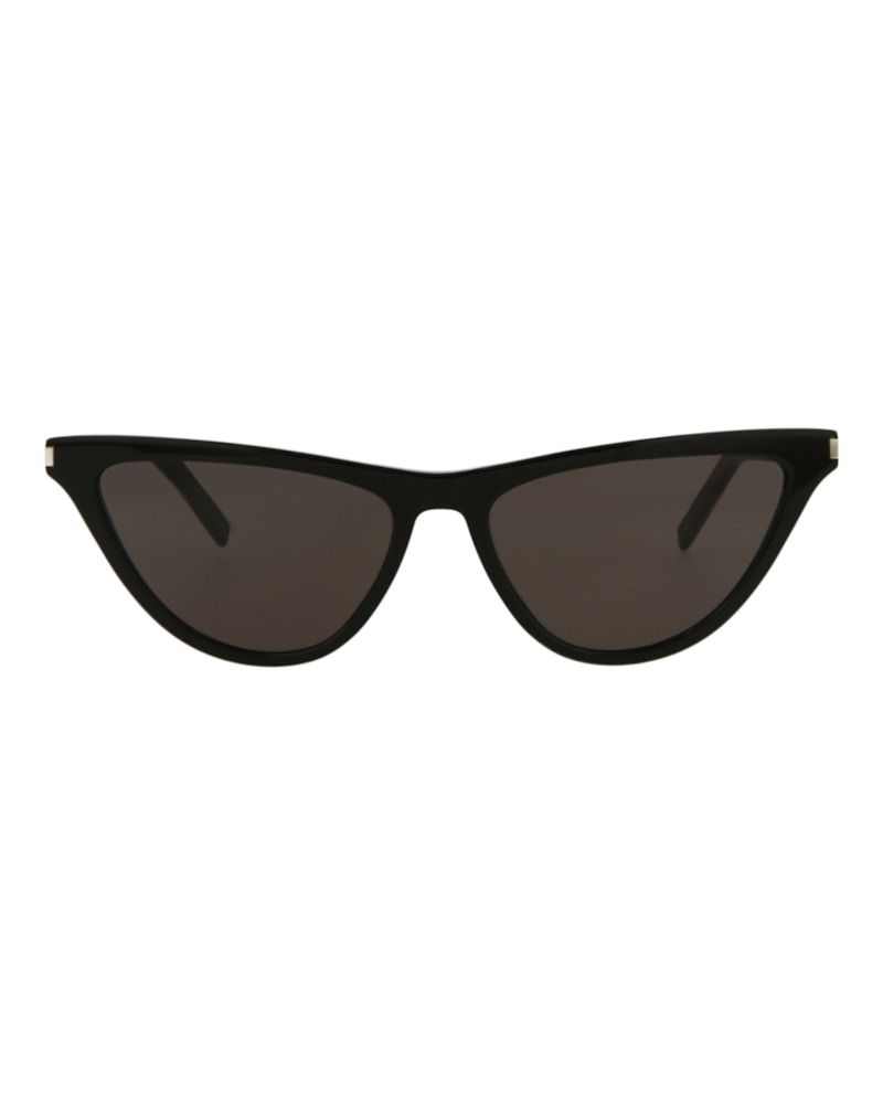 Saint Laurent Cat Eye-Frame Acetate Sunglasses Black/Black/Black (SL550SLIM-30013720-001)