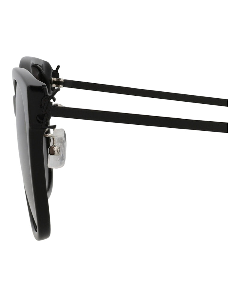 Saint Laurent Cat Eye-Frame Acetate Sunglasses Black Black Black (SLM48SCK-30011930-003)
