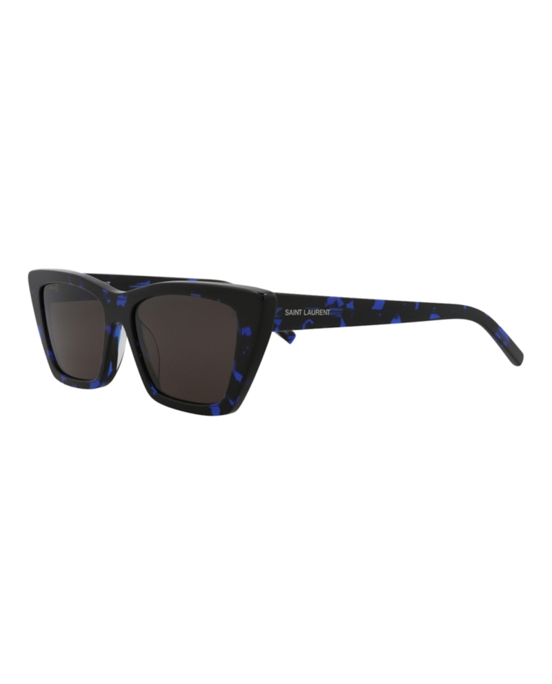 Saint Laurent Cat Eye-Frame Acetate Sunglasses Havana Havana Black (SL276MICA-30006557-009)
