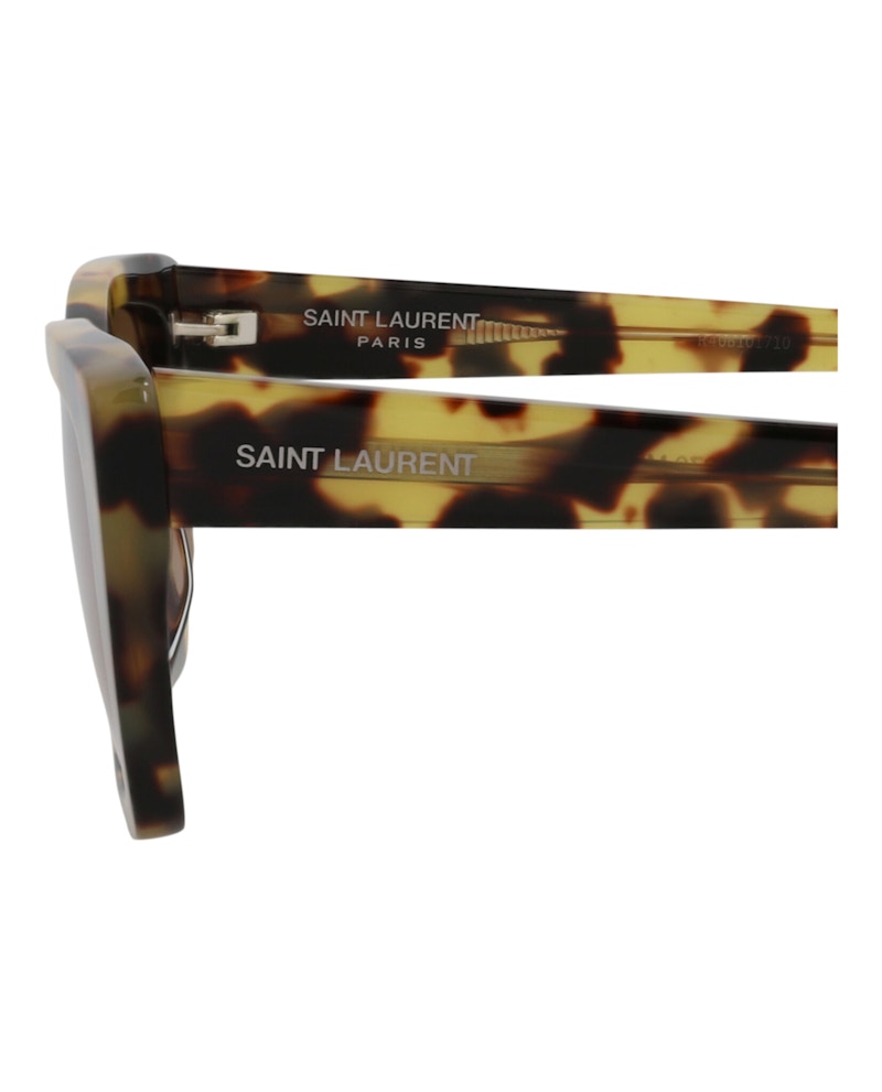Saint Laurent Cat Eye-Frame Acetate Sunglasses Havana/Havana/Brown (SL276MICA-30006557-037)
