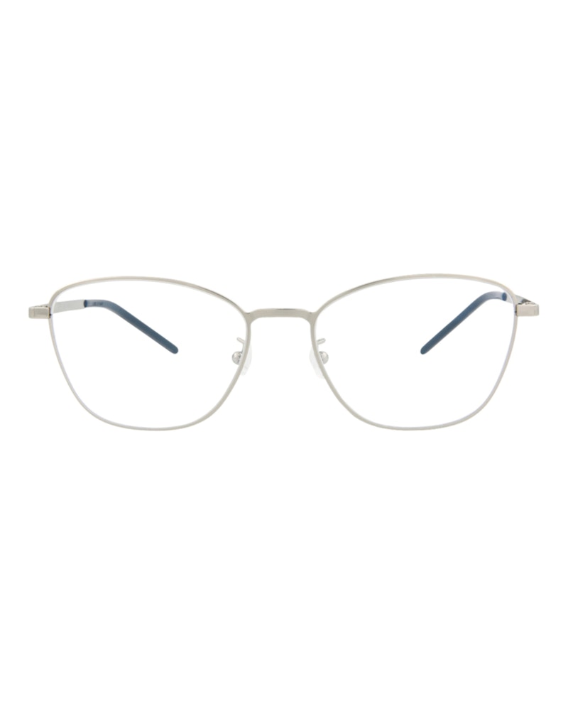 Saint Laurent Cat Eye-Frame Metal Optical Frames Silver Silver Transparent (SL351SLIM-30008557-001)