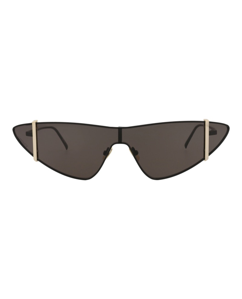 Saint Laurent Cat Eye-Frame Metal Sunglasses Black/Black/Black (SL536-30013534-001)