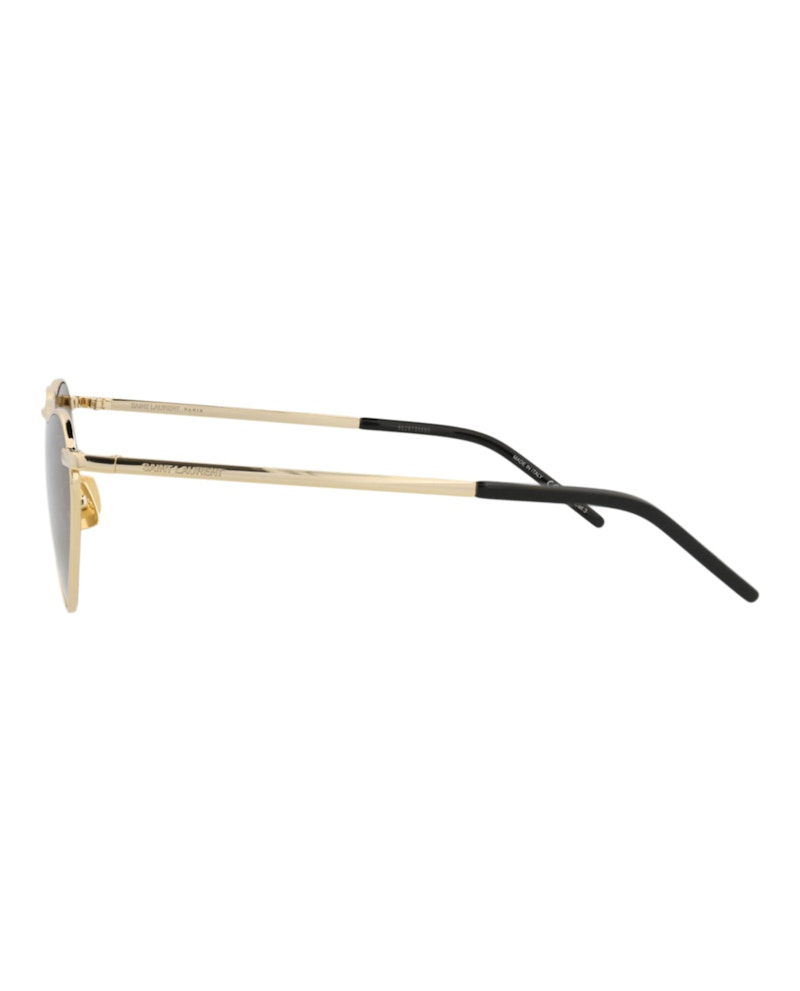 Saint Laurent Cat Eye-Frame Metal Sunglasses Gold Gold Brown (SL301LOULO-30007818-015)