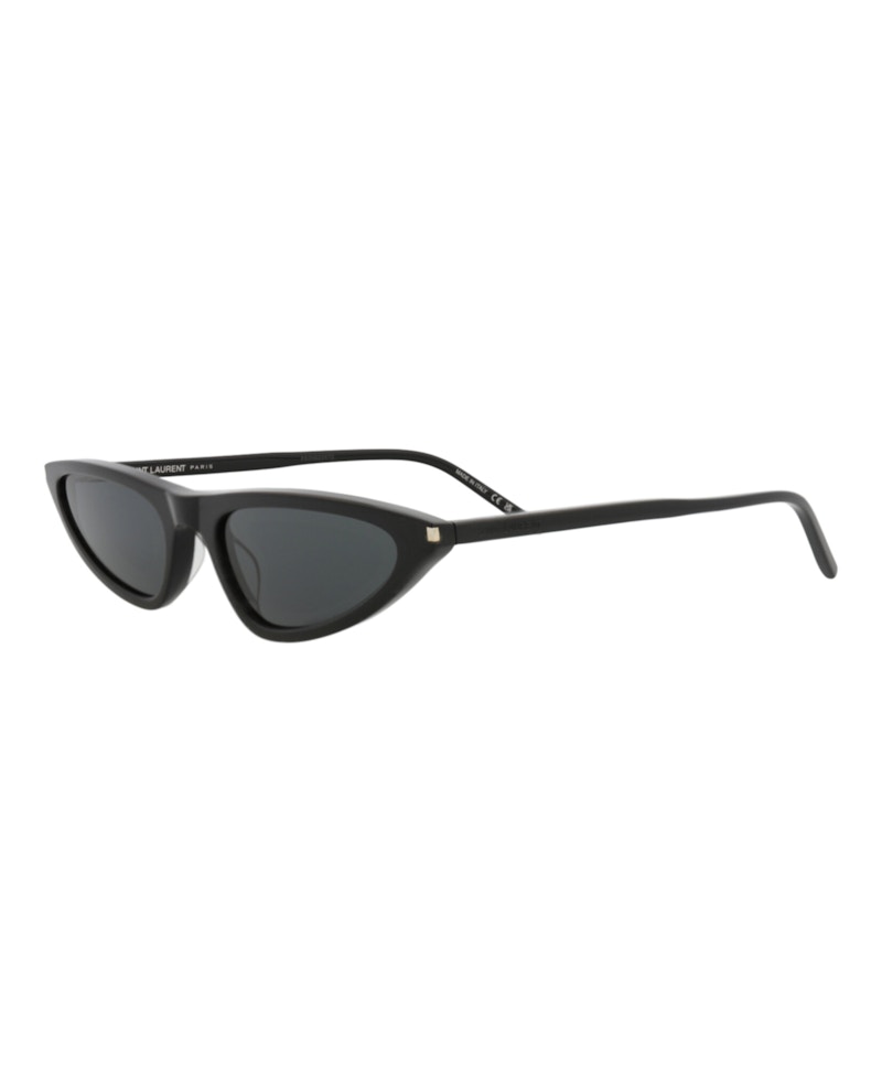 Saint Laurent Cat Eye-Frame Recycled Acetate Sunglasses Black Black Black (SL703-30015705-001)