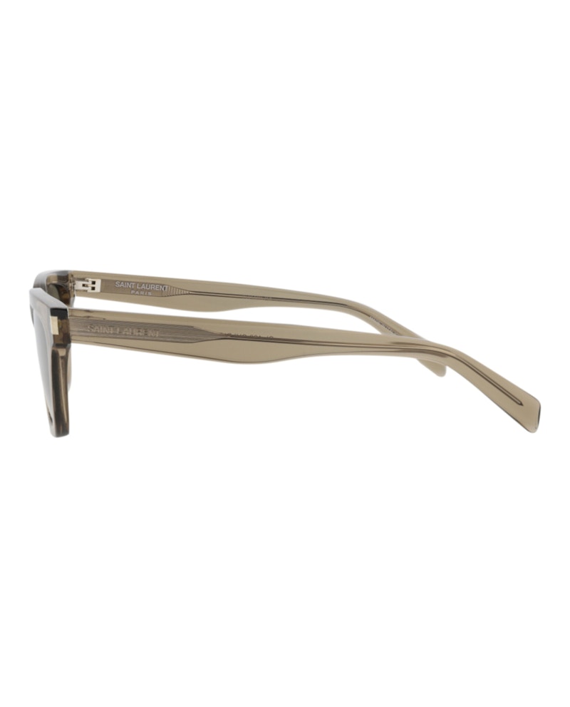 Saint Laurent Cat Eye-Frame Recycled Acetate Sunglasses Brown/Brown/Grey (SL462SULPI-30011402-017)