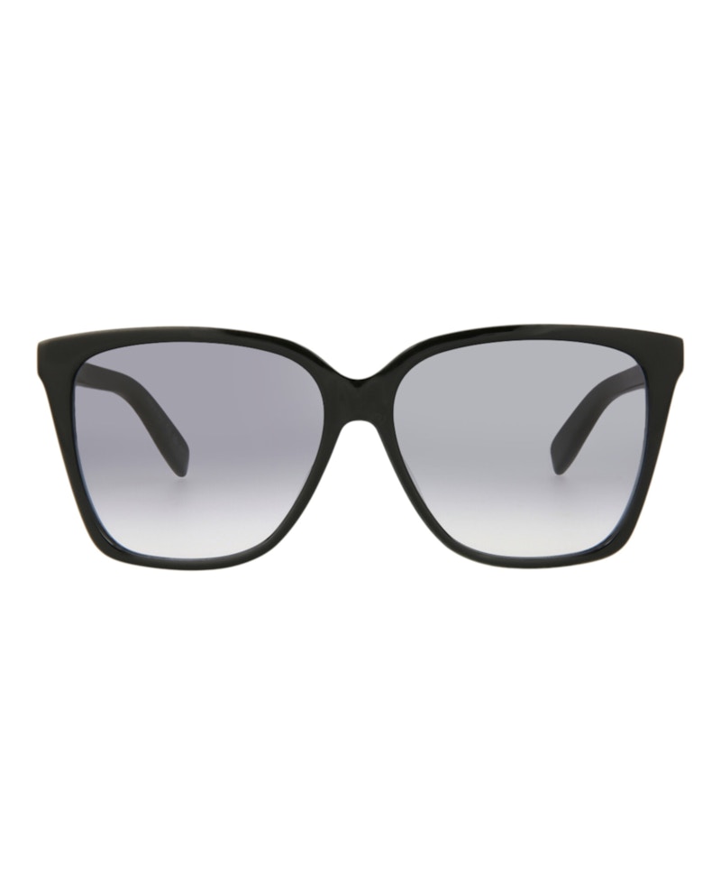 Saint Laurent Cat Eye Sunglasses Black/Black/Grey (SL175-30001577-001)