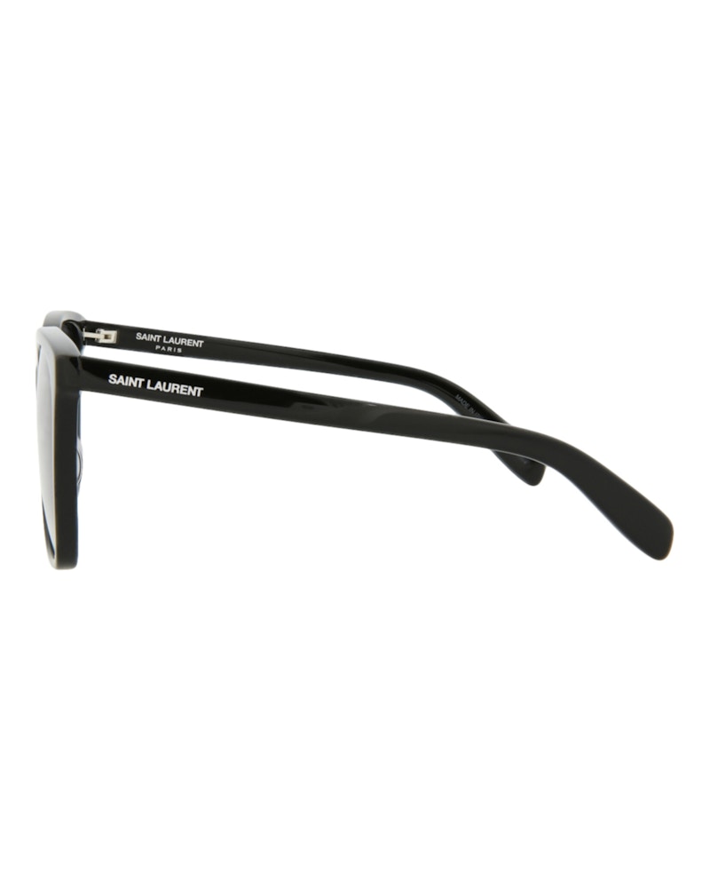 Saint Laurent Cat Eye Sunglasses Black/Black/Grey (SL175-30001577-001)
