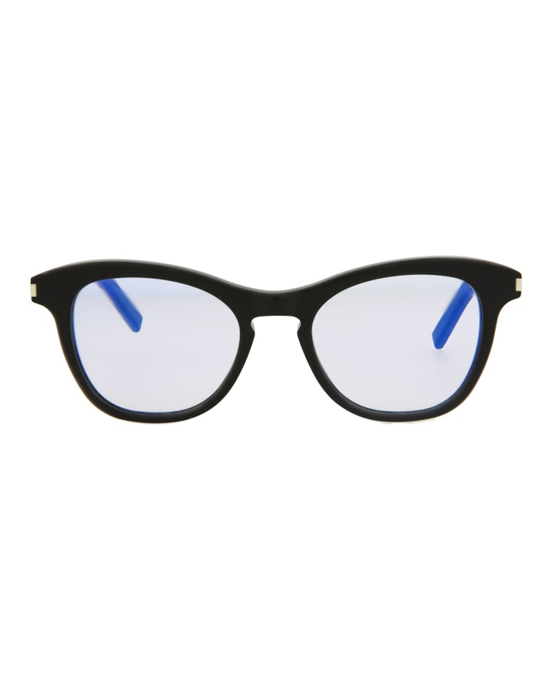 Saint Laurent Cat Eye Sunglasses Black/Black/Grey (SL356-30008552-017)