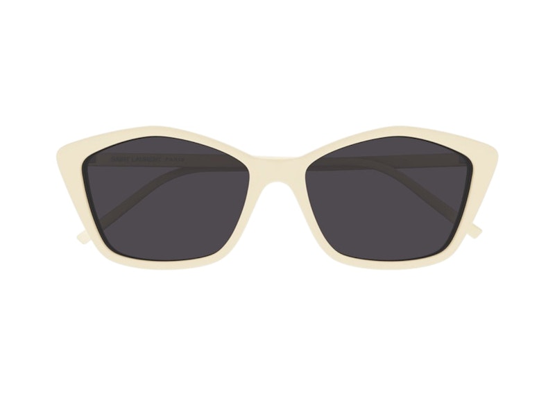 Saint Laurent Cat eye Sunglasses Ivory Ivory Black-Black (SL 775-005)