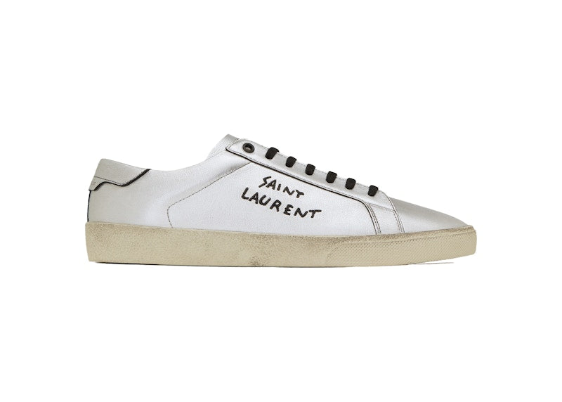 Saint Laurent Court Classic SL/06 Silver (Women's)