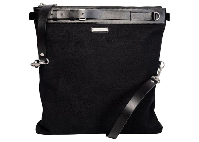 Saint Laurent ID Doc Holder Convertible 2N1 Crossbody Bag Black