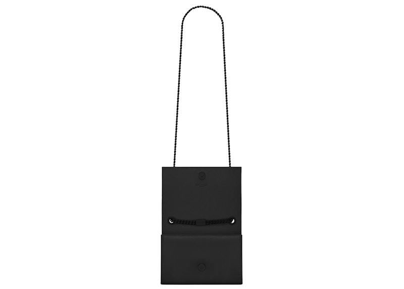 Saint Laurent Kate Grain de Poudre Embossed Leather Small Black