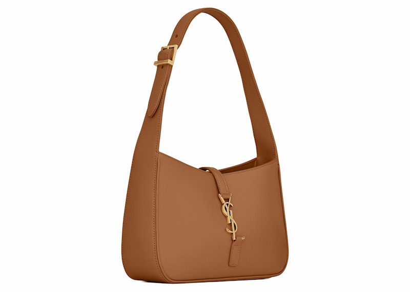 Saint Laurent Le 5 A 7 Hobo Bag In Smooth Leather Dune