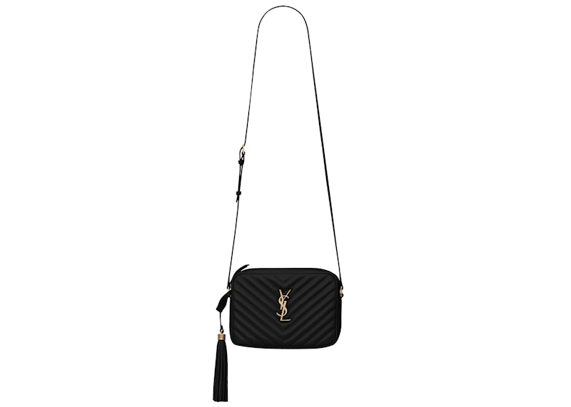Saint Laurent Lou Camera Bag Quilted Bronze Black