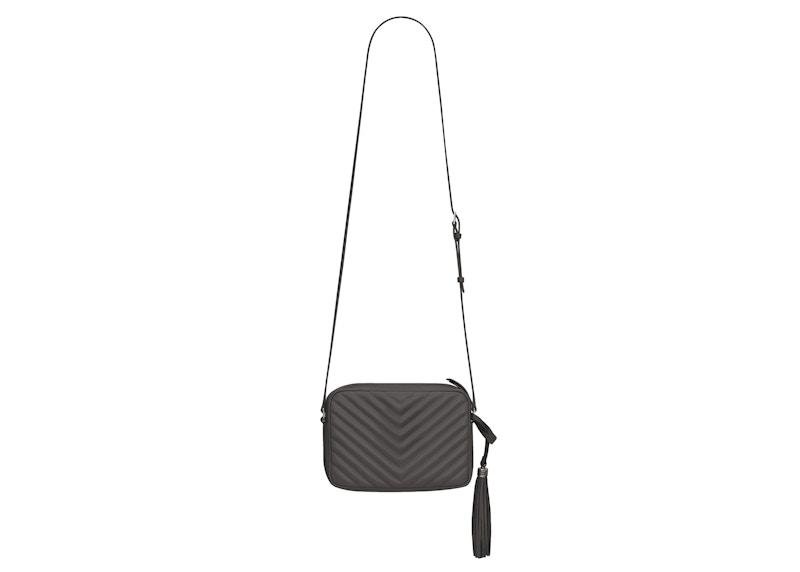 Saint Laurent Lou Crossbody Bag Quilted Black