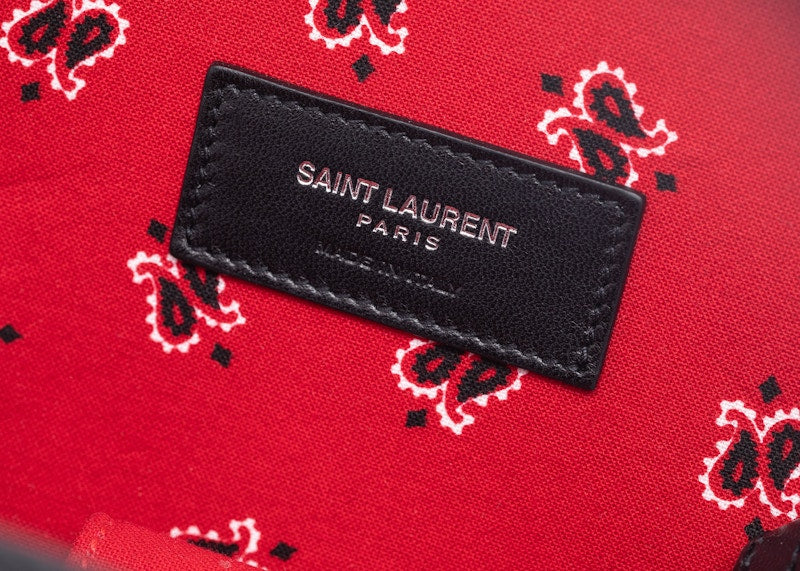 Saint Laurent Mica Leather Mini Black
