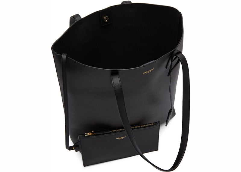 Saint Laurent North-South Shopping Tote Black