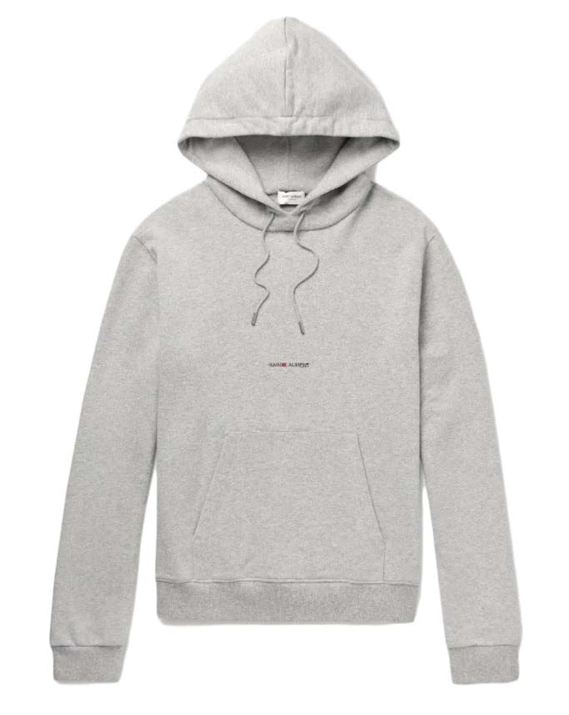 Saint Laurent Rive Gauche Hoodie Gray