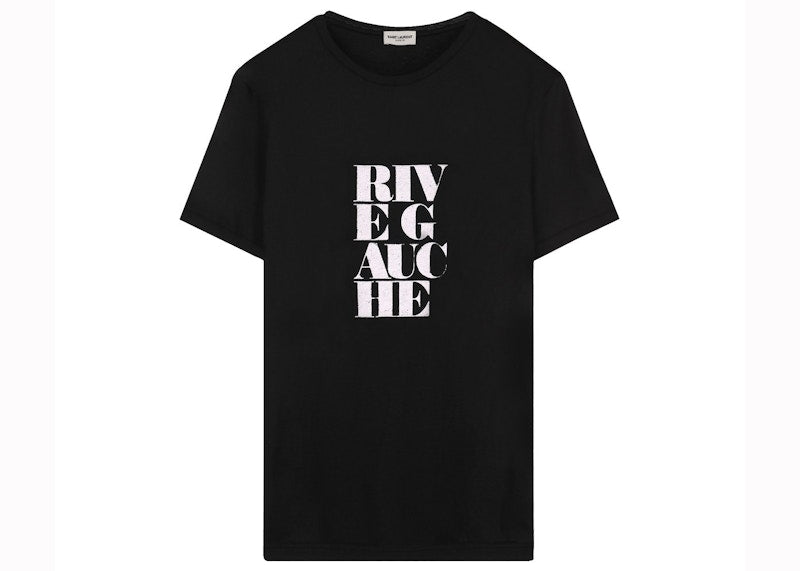 Saint Laurent Rive Gauche T-shirt Black