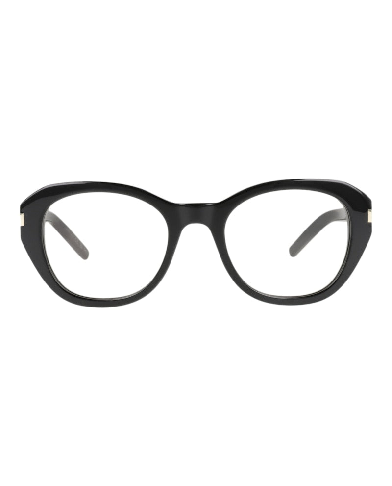 Saint Laurent Round Sunglasses Black/Black/Yellow (SL604-30014381-001)