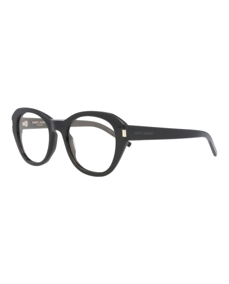 Saint Laurent Round Sunglasses Black/Black/Yellow (SL604-30014381-001)
