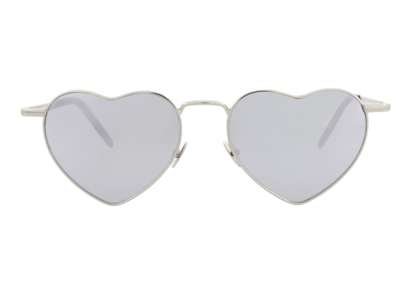 Saint Laurent SL 301 LouLou Sunglasses Silver (SL301LOULO-30007818-003)
