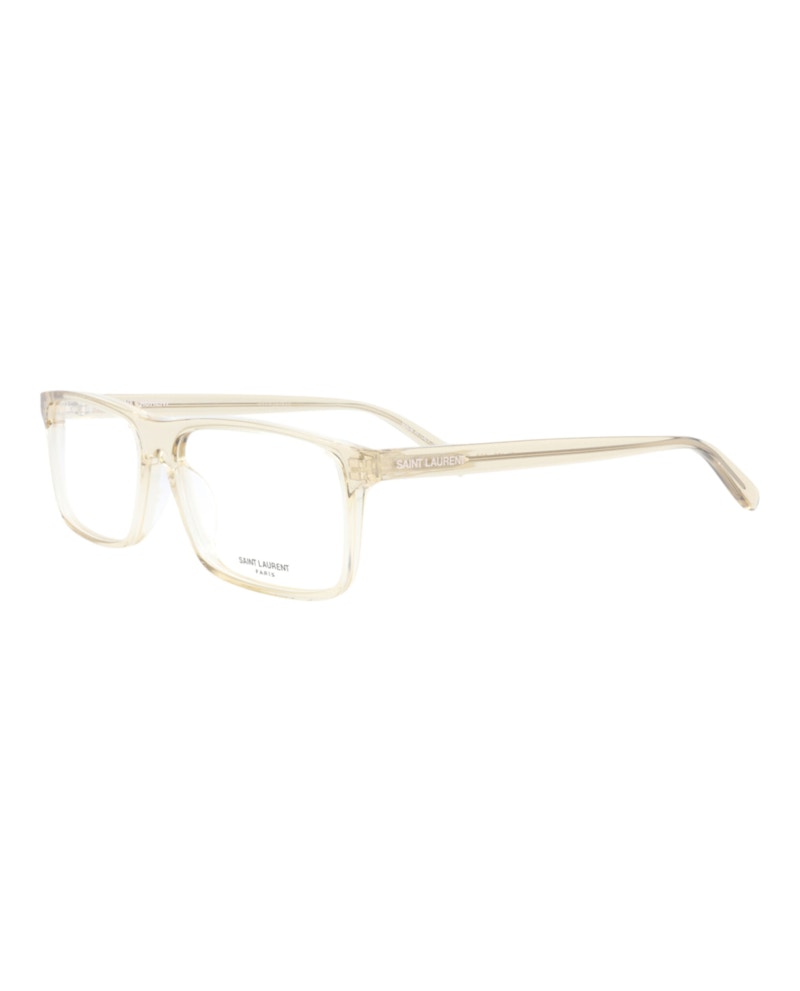 Saint Laurent Square Eyeglasses Yellow/Yellow/Transparent (SL483-30011681-006)
