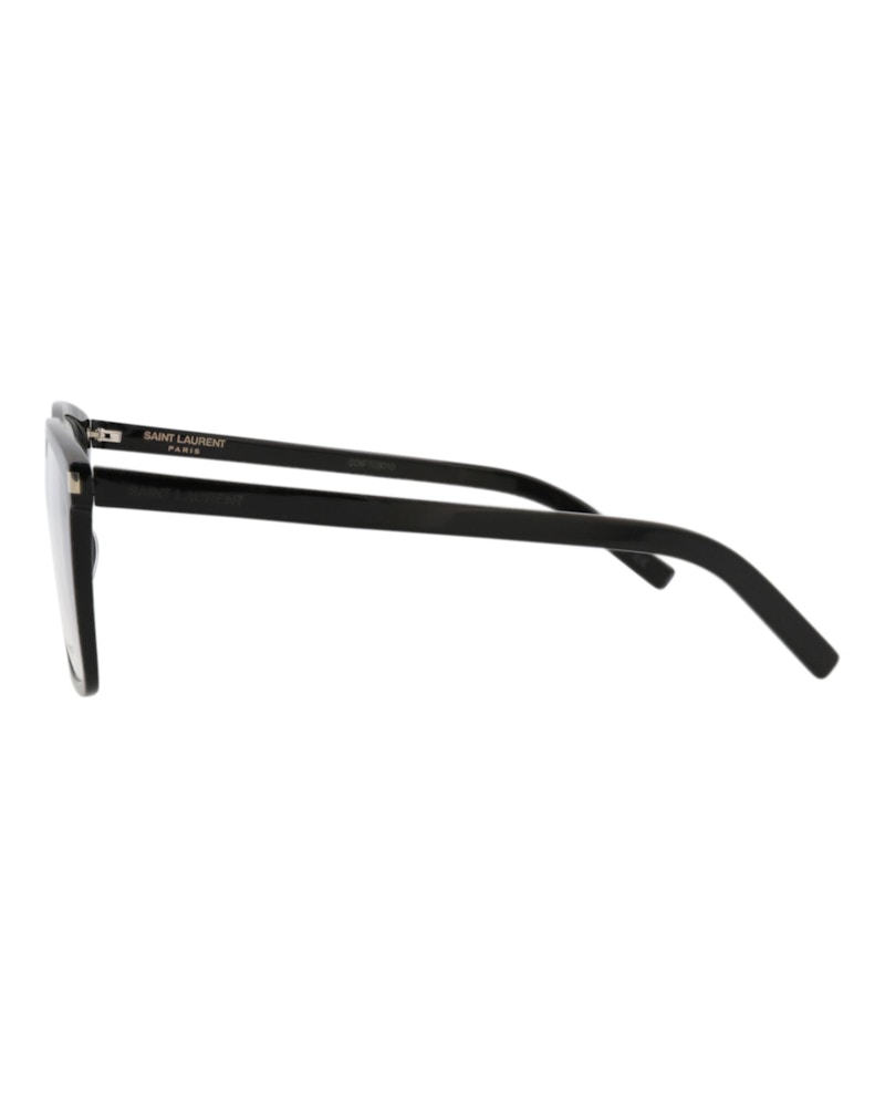 Saint Laurent Square-Frame Acetate Optical Frames Black Black Transparent (SL435SLIM-30010721-001)