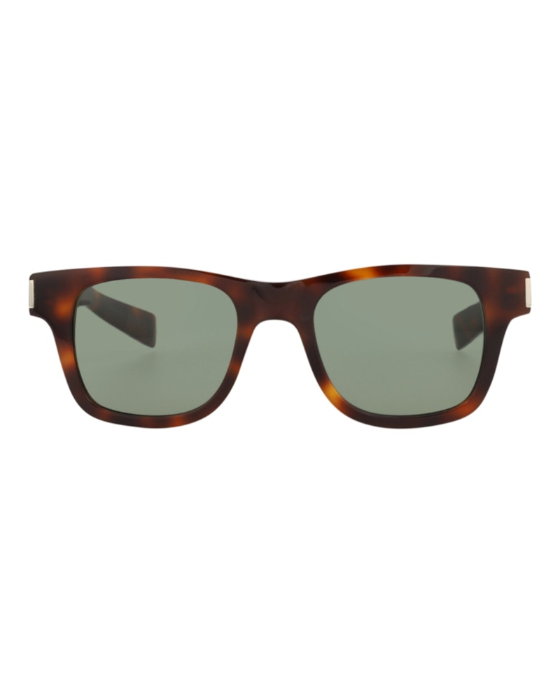Saint Laurent Square-Frame Acetate Sunglasses Havana/Havana/Green (SL564-30013785-007)