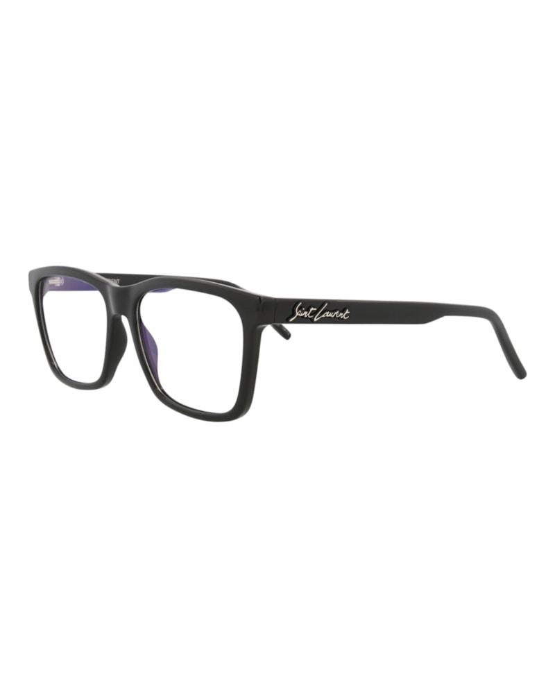 Saint Laurent Square-Frame Injection Sunglasses Black/Black/Grey (SL318-30008269-007)